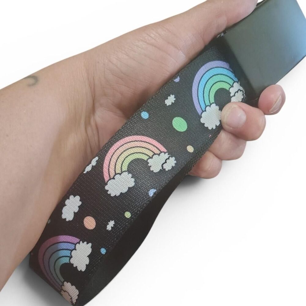 Hot-topic Buckle Down Rainbow Belt Gay Pride Festival LGBTQ OSFM Adjustable